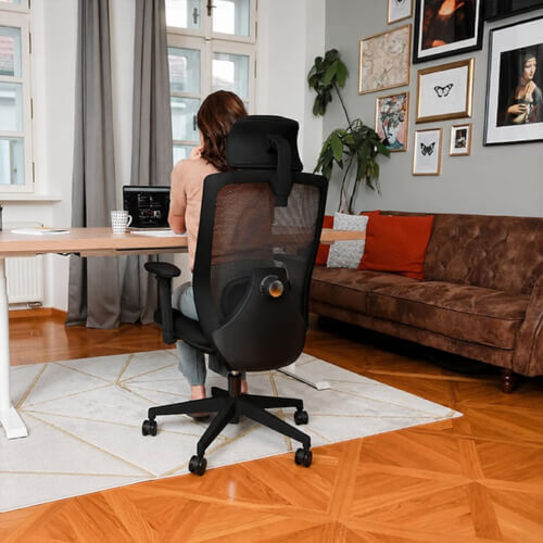 Ergonomisk kontorstol Liftor Space, sort