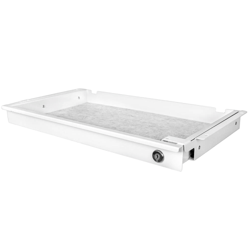 Liftor Safety Slank, låsbar skuffe, hvid