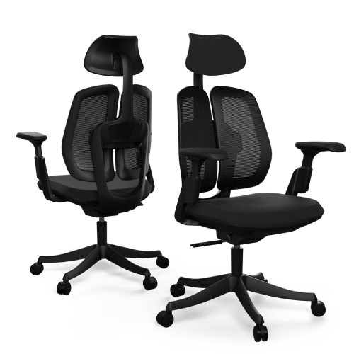 Liftor Active, sort (tekstil + netværk)